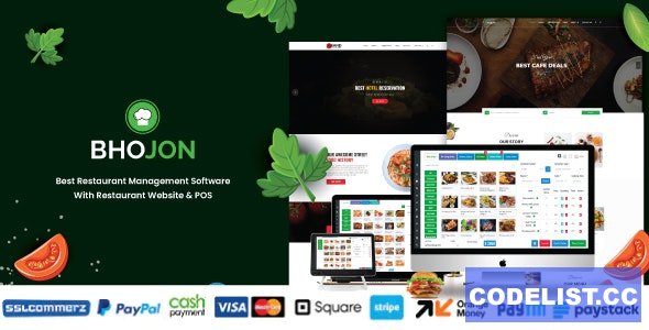 Bhojon v3.1 - Best Restaurant Management Software with Restaurant Website - nulled &raquo; Premium Scripts, Plugins &amp; Mobile