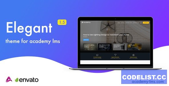 Elegant v1.5 - Academy LMS Theme &raquo; Premium Scripts, Plugins &amp; Mobile