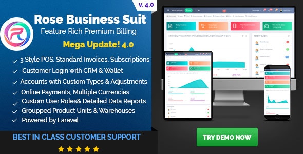 Rose Business Suite v4.0 - Accounting, CRM and POS Software » Premium Scripts, Plugins & Mobile