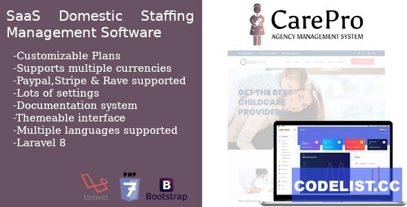CarePro - SaaS Staffing Agency Software - 28 July 2022 » Premium Scripts, Plugins & Mobile