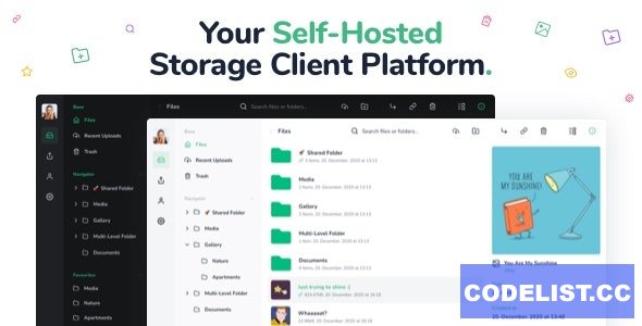 Vue File Manager v1.8.5 - Store, Share & Get Files Instantly - Private Cloud Build on Vue & Laravel » Premium Scripts, Plugins & Mobile