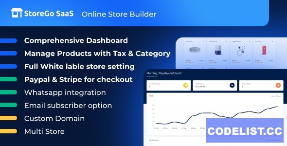 StoreGo SaaS v2.7.0 - Online Store Builder » Premium Scripts, Plugins & Mobile
