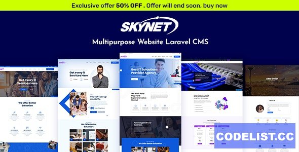 Skynet v3.2 - Multipurpose Laravel CMS » Premium Scripts, Plugins & Mobile