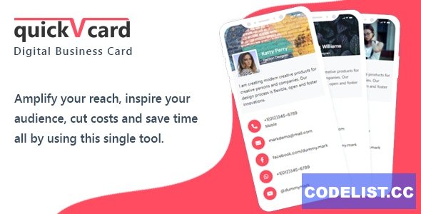 QuickVCard v1.4 - Digital Business Card SaaS PHP Script » Premium Scripts, Plugins & Mobile