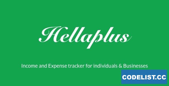 Hellaplus v1.4 - Income and Expense Tracker for Individuals & Businesses » Premium Scripts, Plugins & Mobile