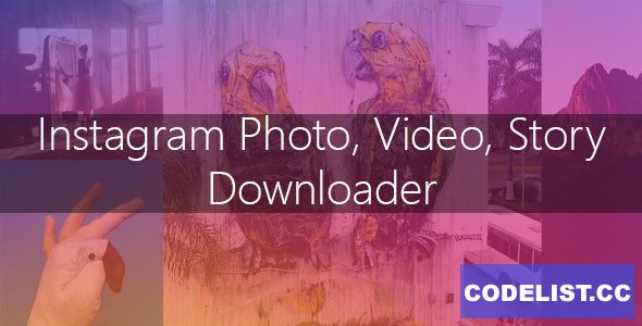 Instagram Image-Video and Story Downloader v3.1.0 » Premium Scripts, Plugins & Mobile
