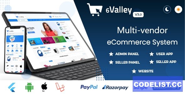 6valley Multi-Vendor E-commerce v3.0 - Complete eCommerce Mobile App, Web, Seller and Admin Panel » Premium Scripts, Plugins & Mobile