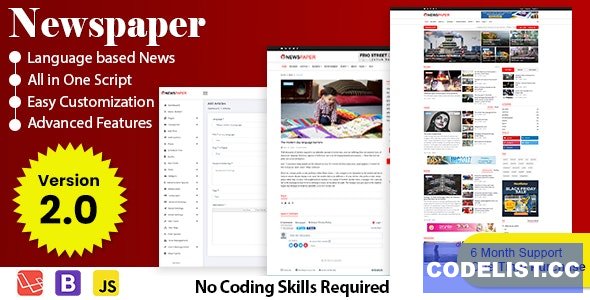 Newspaper v2.0 - Responsive News, Magazine and Blog CMS Script » Premium Scripts, Plugins & Mobile
