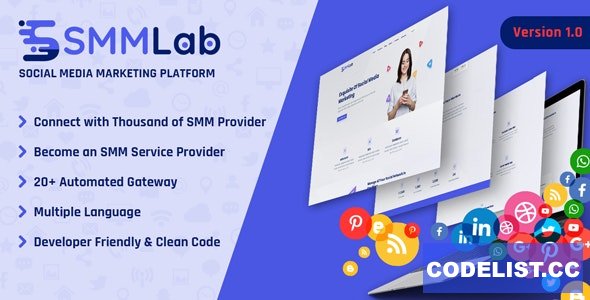 SMMLab v1.0.0 - Social Media Marketing SMM Platform » Premium Scripts, Plugins & Mobile