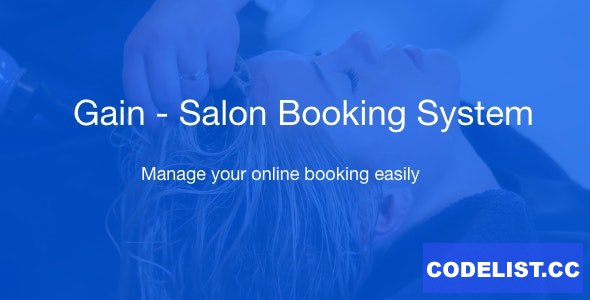 Gain v1.4 - Salon Booking System - nulled » Premium Scripts, Plugins & Mobile