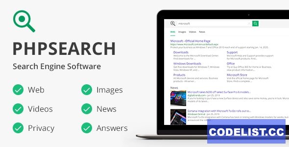 phpSearch v5.2.0 - Search Engine Platform » Premium Scripts, Plugins & Mobile