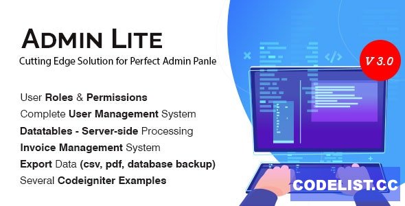Admin Lite v3.0 - PHP Admin Panel + User Management » Premium Scripts, Plugins & Mobile
