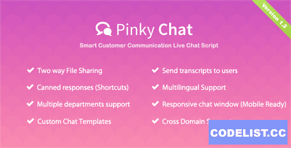 Pinky Chat v1.6 - Live Chat Support Script » Premium Scripts, Plugins & Mobile