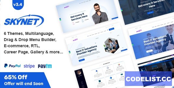 Skynet v3.4.1 - Multipurpose Laravel CMS » Premium Scripts, Plugins & Mobile