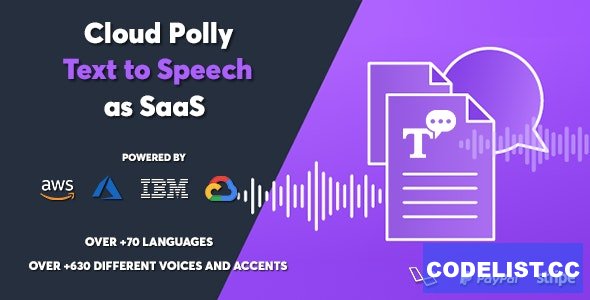 Cloud Polly v1.6 - Ultimate Text to Speech as SaaS - nulled » Premium Scripts, Plugins & Mobile