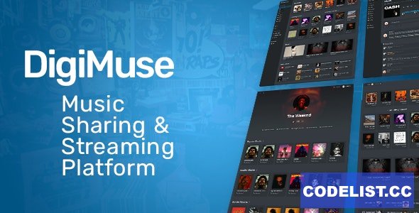 DigiMuse v1.12 - Music Streaming Platform » Premium Scripts, Plugins & Mobile