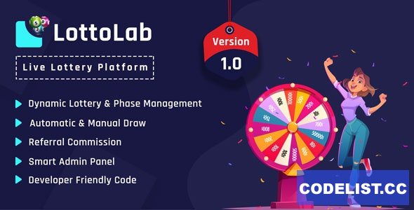 LottoLab v2.0 - Live Lottery Platform - nulled » Premium Scripts, Plugins & Mobile