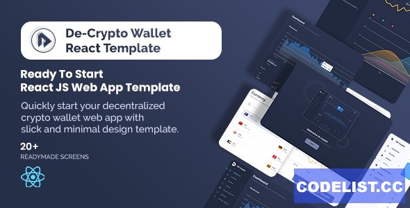 De-Crpyto Wallet v1.1 - Cryptocurrency Web App React JS Template » Premium Scripts, Plugins & Mobile