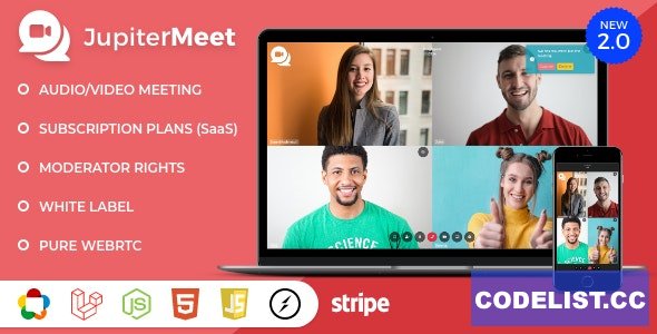 JupiterMeet v2.9.3 - Video Conference - nulled » Premium Scripts, Plugins & Mobile