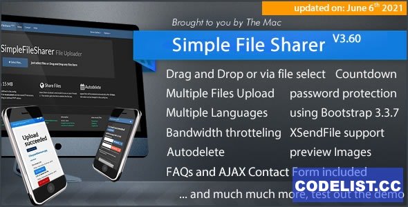 Simple File Sharer v3.60 » Premium Scripts, Plugins & Mobile