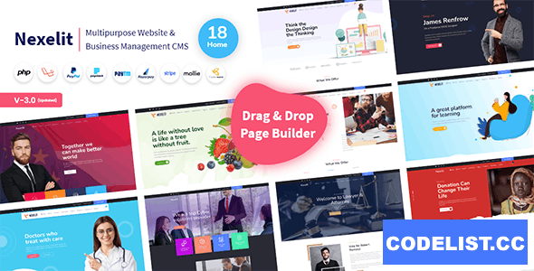 Nexelit v3.0.1 - Multipurpose Website & Business Management System CMS - nulled » Premium Scripts, Plugins & Mobile