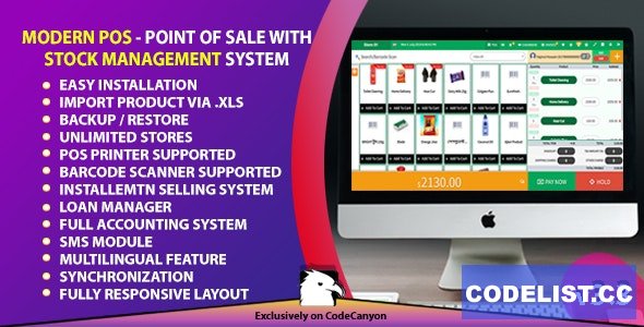 Modern POS v3.3 - Point of Sale with Stock Management System » Premium Scripts, Plugins & Mobile