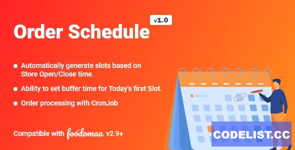 Order Schedule Module for Foodomaa v1.0 » Premium Scripts, Plugins & Mobile