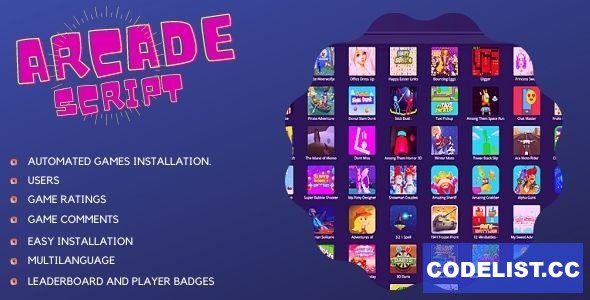 Mobile Responsive Arcade Site Script v2.4.5 » Premium Scripts, Plugins & Mobile