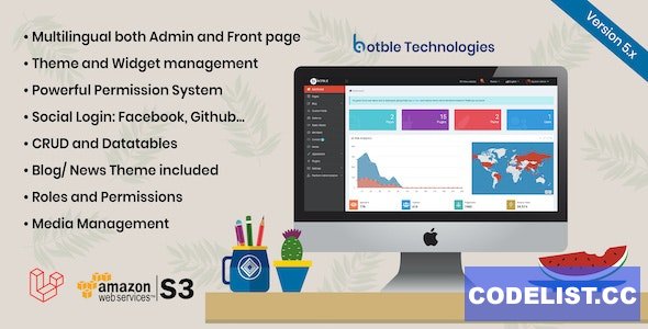 Botble v5.21 - Laravel CMS, CRUD generator, Modular & Theme system, Role permissions, Multilingual blog » Premium Scripts, Plugins & Mobile