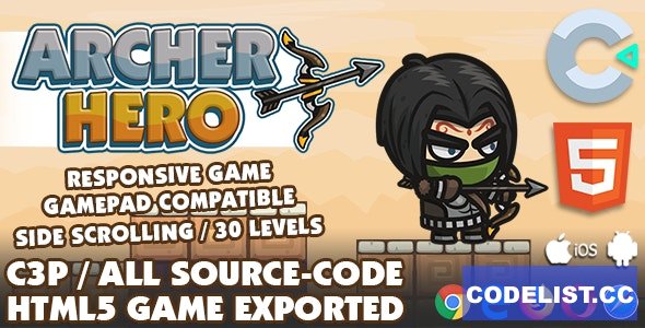 Archer Hero HTML5 Game v1.0 - With Construct 3 All Source-code » Premium Scripts, Plugins & Mobile