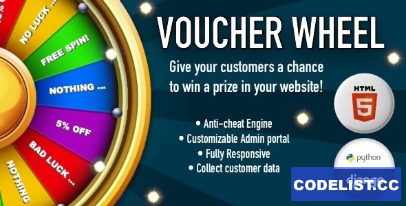 Voucher Wheel v1.2.2 - Engage and give prizes to your customers » Premium Scripts, Plugins & Mobile