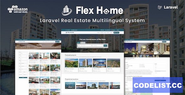 Flex Home v2.43.0 - Laravel Real Estate Multilingual System - nulled » Premium Scripts, Plugins & Mobile