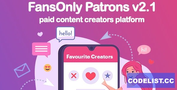 PHP FansOnly Patrons v2.1.1 - Paid Content Creators Platform - nulled » Premium Scripts, Plugins & Mobile