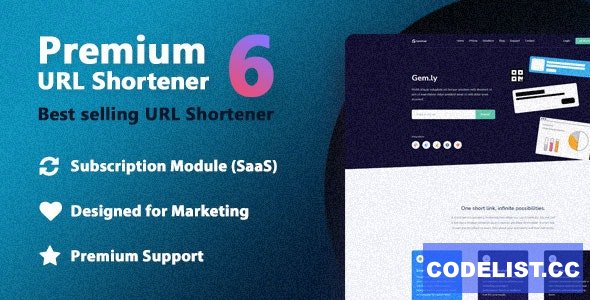 Premium URL Shortener v6.1 &raquo; Premium Scripts, Plugins &amp; Mobile