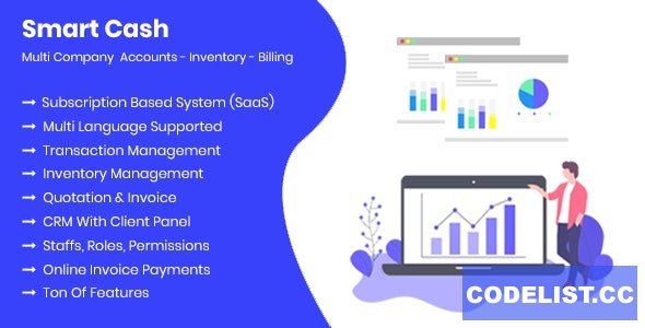 Smart Cash v3.3.1 - Multi Company Accounts Billing & Inventory(SaaS) » Premium Scripts, Plugins & Mobile