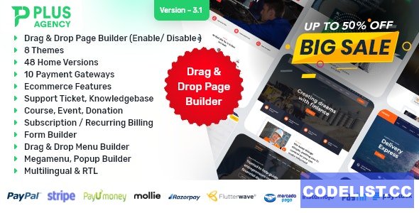 PlusAgency v3.1 - Multipurpose Website CMS / Business CMS &raquo; Premium Scripts, Plugins &amp; Mobile