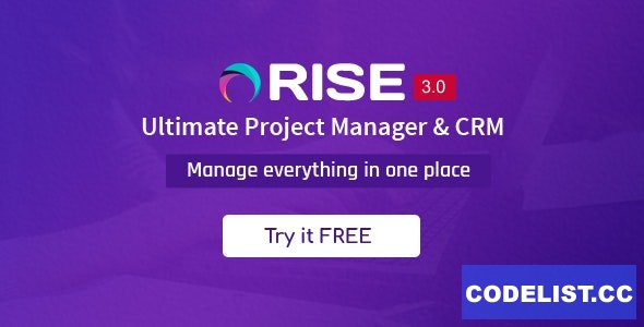 RISE v3.7.1 - Ultimate Project Manager & CRM - nulled » Premium Scripts, Plugins & Mobile