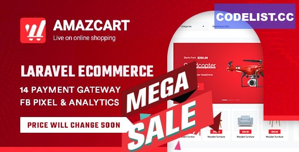 AmazCart v1.1 - Laravel Ecommerce System CMS - nulled » Premium Scripts, Plugins & Mobile
