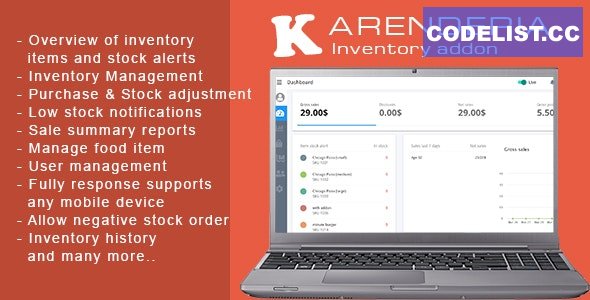 Karenderia Inventory Addon v1.0 » Premium Scripts, Plugins & Mobile