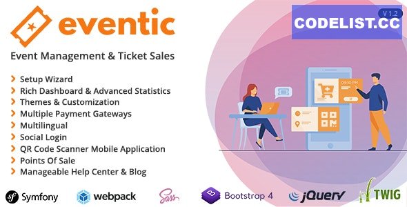 Eventic v1.2 - Ticket Sales and Event Management System » Premium Scripts, Plugins & Mobile