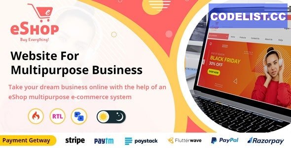 eShop v2.2.0 - Multipurpose Ecommerce / Store Website - nulled » Premium Scripts, Plugins & Mobile