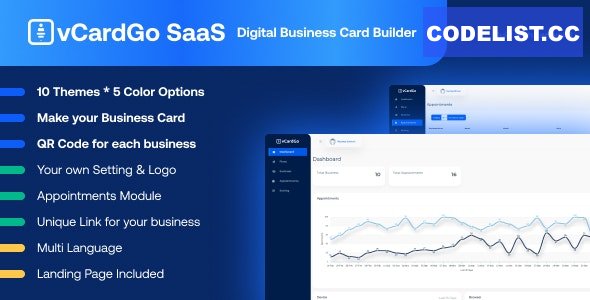 vCardGo SaaS v1.0 - Digital Business Card Builder &raquo; Premium Scripts, Plugins &amp; Mobile