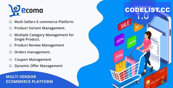 Ecoma v1.0 - Multivendor Ecommerce Shopping Platform » Premium Scripts, Plugins & Mobile