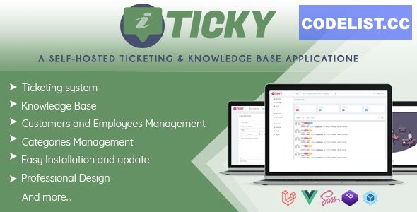 Ticky Helpdesk v1.7.0 - Support Ticketing System & Knowledge base » Premium Scripts, Plugins & Mobile