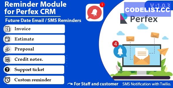 Reminder module for Perfex CRM v1.0.3 » Premium Scripts, Plugins & Mobile