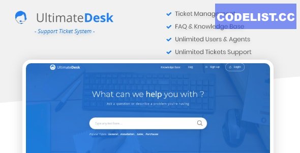 UltimateDesk v1.2 - Support Ticket System with Knowledge Base & FAQ » Premium Scripts, Plugins & Mobile