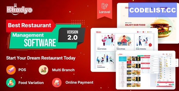 Khadyo Restaurant Software v3.5.0 - Online Food Ordering Website with POS » Premium Scripts, Plugins & Mobile