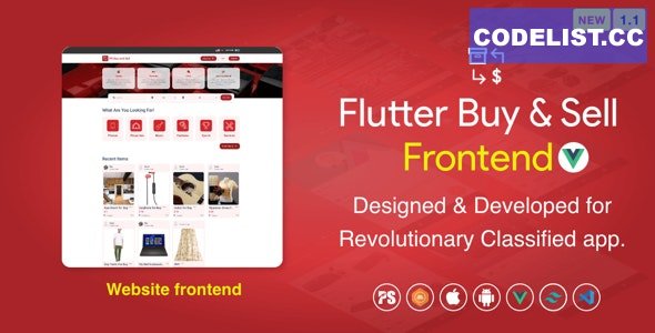 BuySell Frontend with Vue.js and PHP Backend (Olx, Mercari, Carousell, Classified ) Full App v1.1 » Premium Scripts, Plugins & Mobile