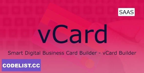 vCard v2.4 - Digital Business Card Builder SaaS » Premium Scripts, Plugins & Mobile