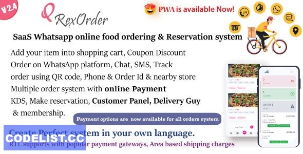 QrexOrder v2.4 - SaaS QR Multiple Restaurants - nulled » Premium Scripts, Plugins & Mobile